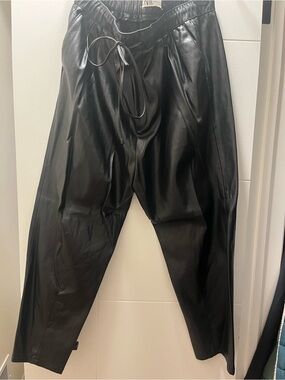 Zara faux leather pants